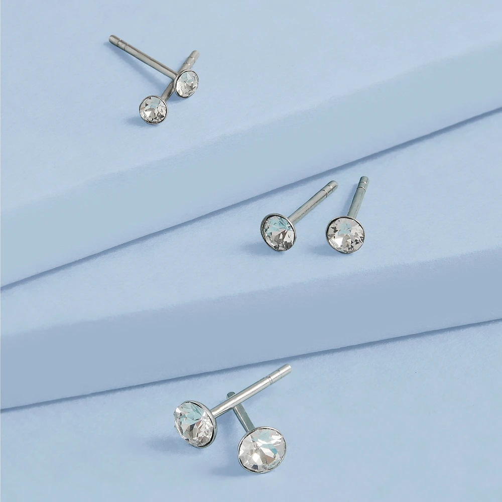 Joe SS Trio Cry Stud Earring