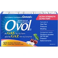 Ultra Strength Anti-Gas Chewable Cherry Tablets