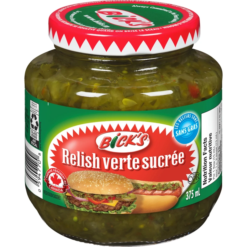 Sweet Green Relish