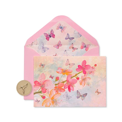Cartes sans texte avec enveloppes Papyrus, Fleurs (12 cartes)
