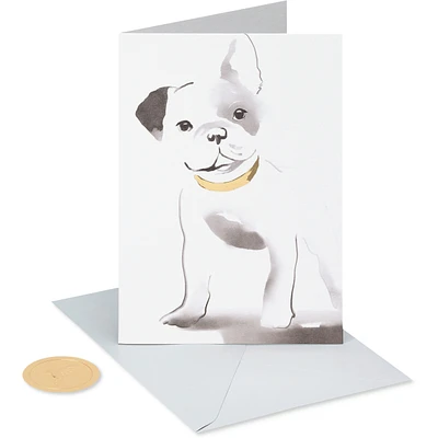 Cartes sans texte Papyrus avec enveloppes, Frenchie (12 pièces)