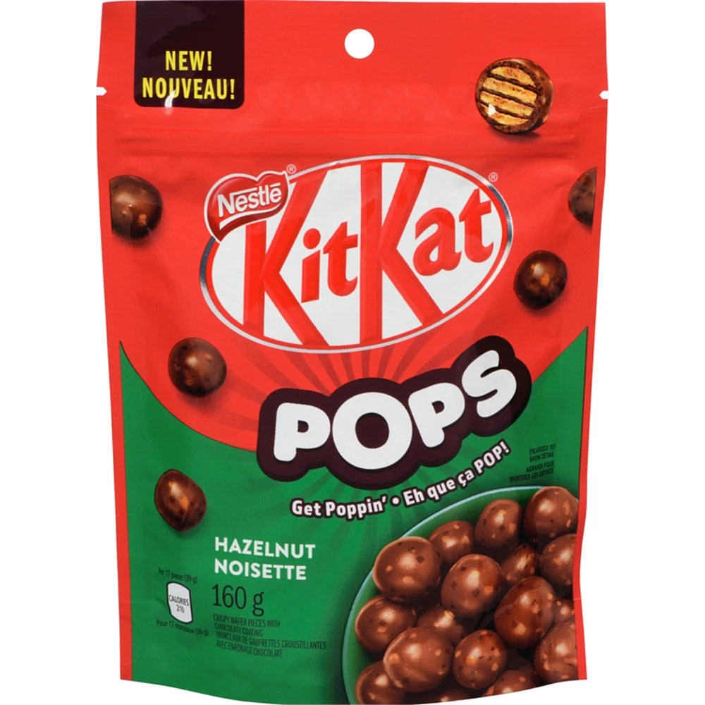 KitKat Pops Chocolaty Hazelnut Snacks Pouch
