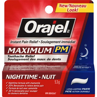 Pâte Force Maximum PM pour soulagement des maux de dents et de gencives