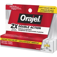 Gel Double Action Pour Soulagement Des Maux De Dents Et De Gencives