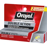 Gel Double Action Pour Soulagement Des Maux De Dents Et De Gencives