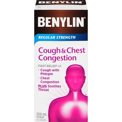 Sirop pour la toux et la congestion bronchique, régulier