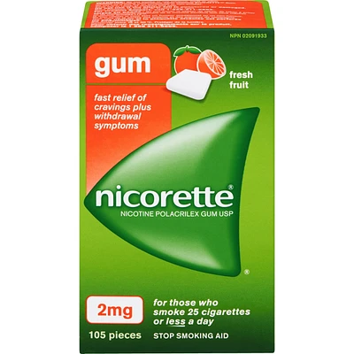 Nicotine Gum, 2 mg