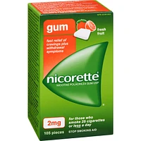 Gomme à 2 mg de nicotine