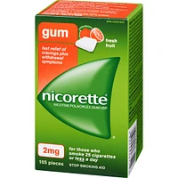 Gomme à 2 mg de nicotine