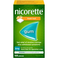 Gomme à 4 mg de nicotine