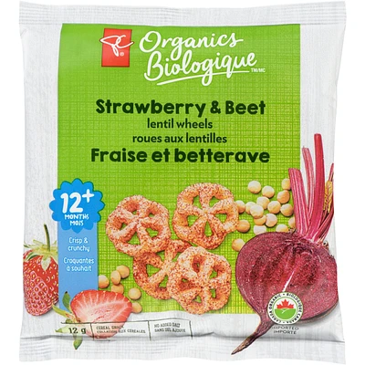 Roues aux lentilles Fraise Betterave