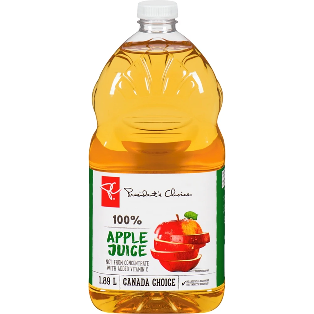 Jus de pomme à 100 %