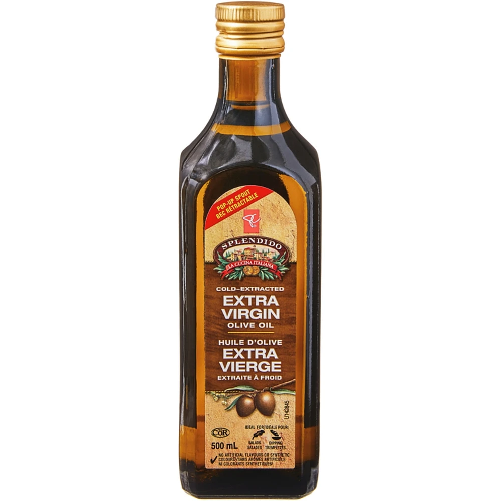 Huile d’olive extra-vierge extraite à froid