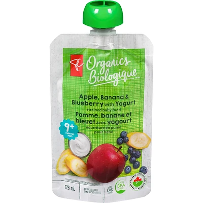 PCB Pomme,Banane,Bleuet avec Yogourt