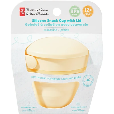 Silicone Snack Cup with Lid