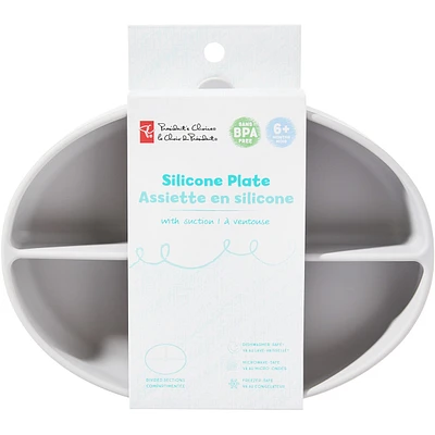 Assiette en silicone à ventouse
