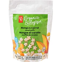 Mango & Carrot cereal puffs