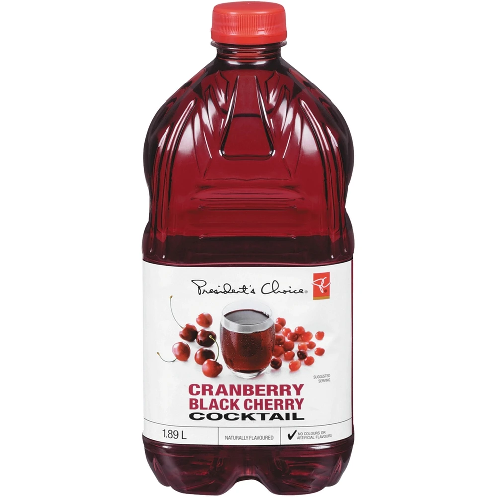 Cocktail Canneberges Cerises Noires