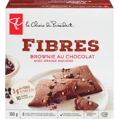Fibre Chocolate Brownie Bars