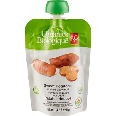 Nourriture en puree pour bebe Patates Douces