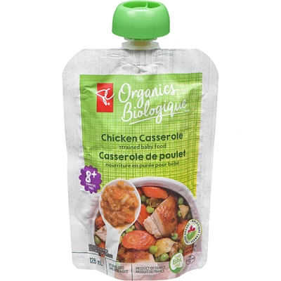 Nourriture en puree pour bebe Casserole de poulet