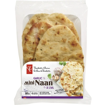 Mini Naan Garlic 4 Flatbreads
