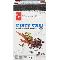Thé noir avec café espresso dirty chai