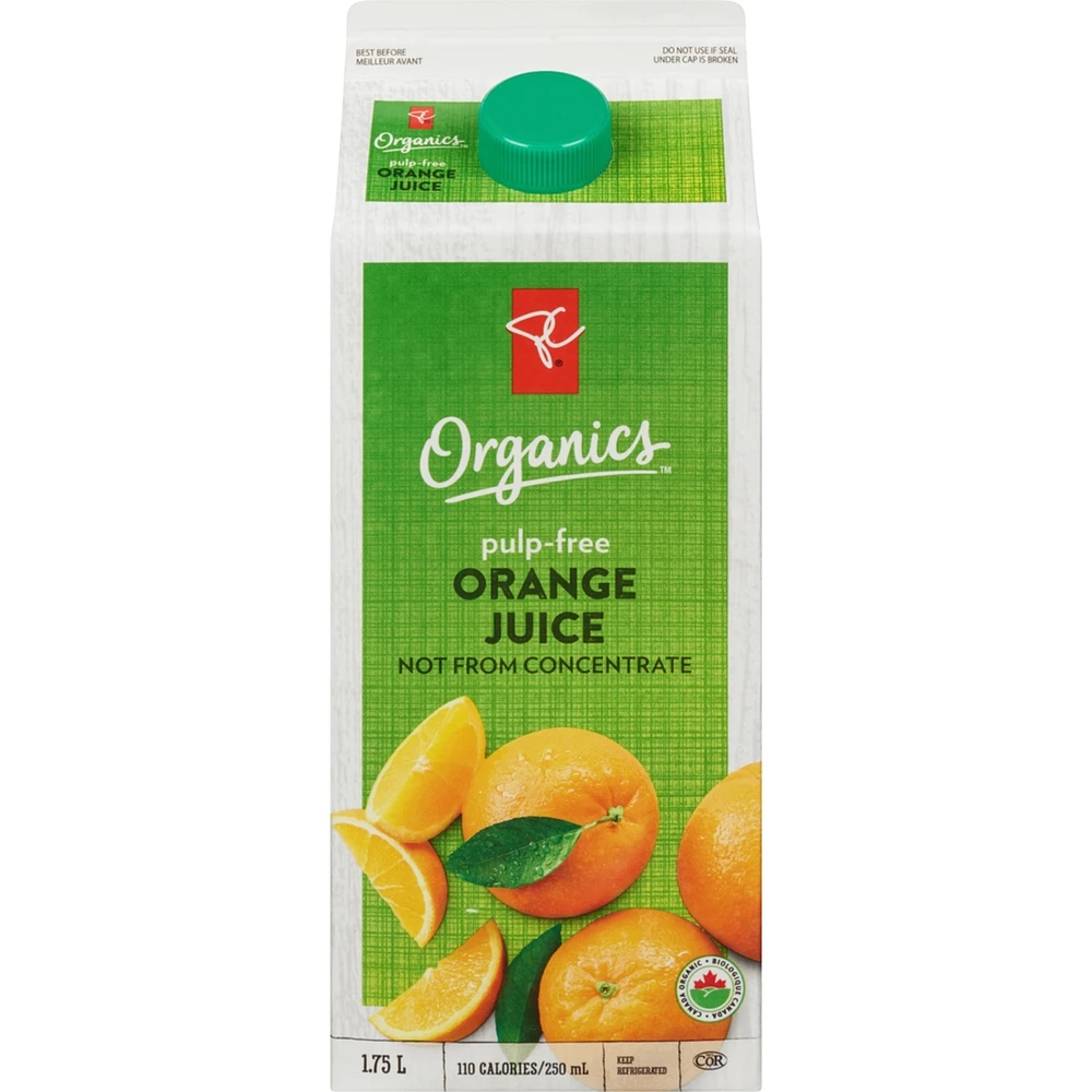 Jus d'orange sans pulpe