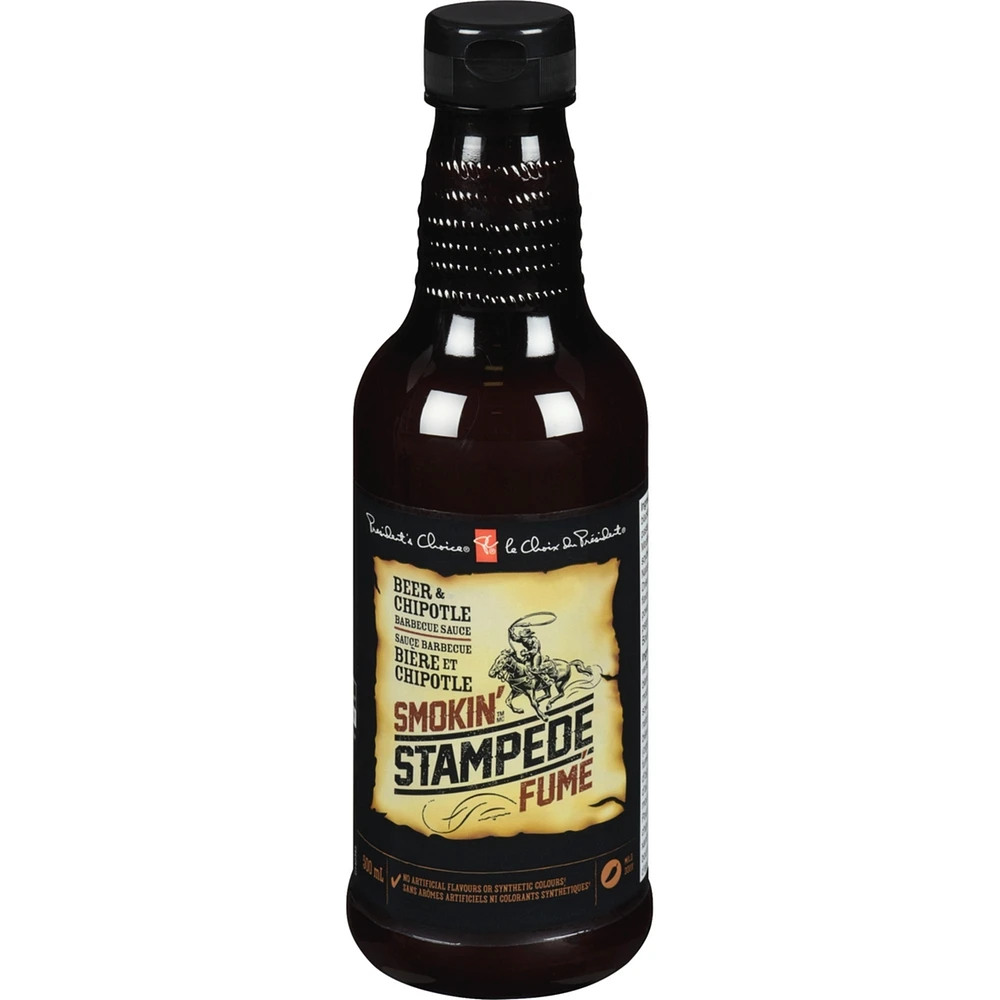 Sauce barbecue bière et chipotle Stampede fumé