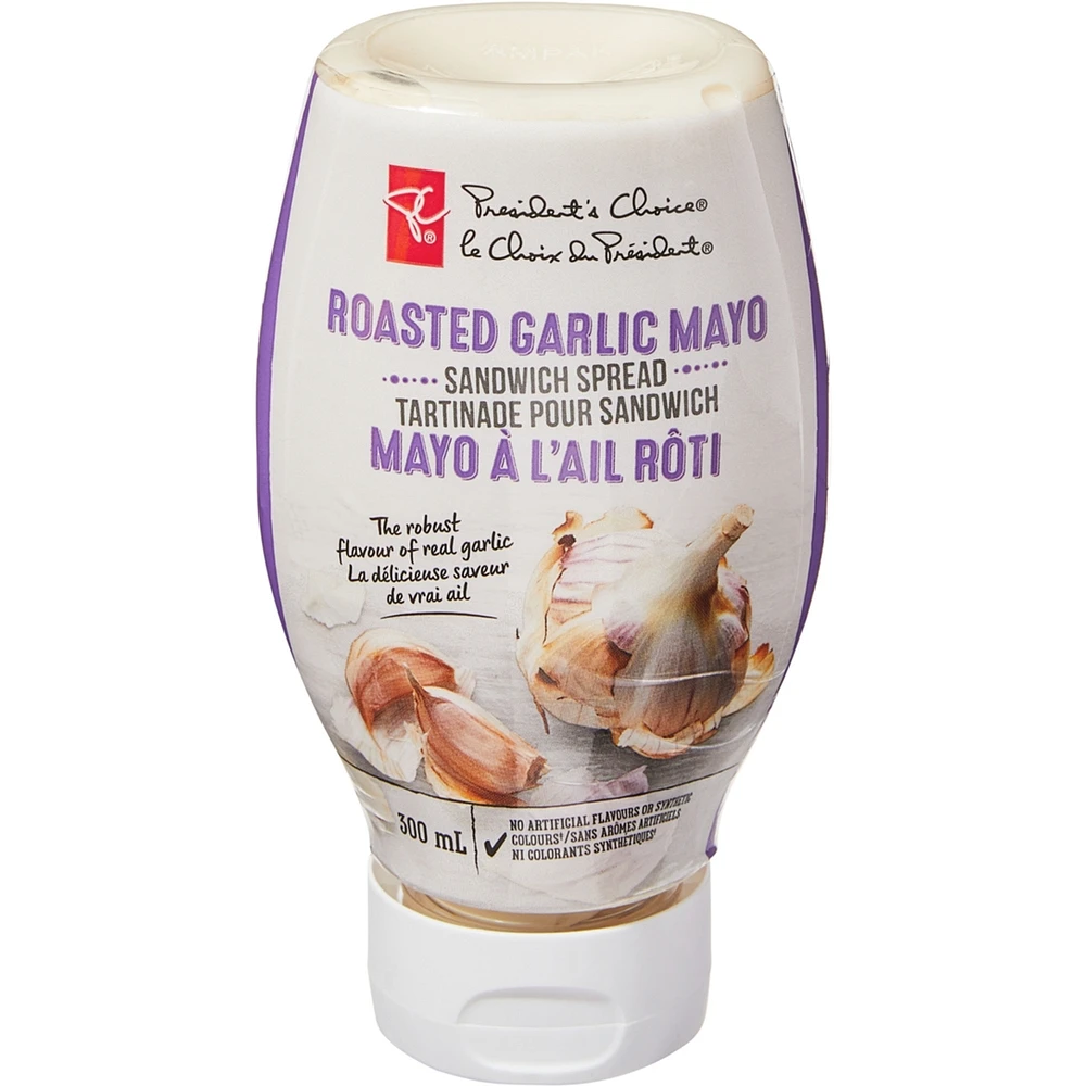 Tartinade pour sandwich, mayo à l’ail rôti