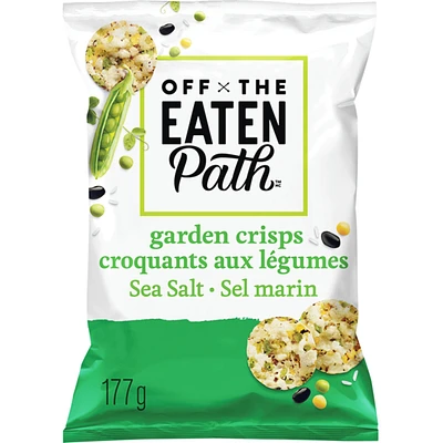 Collations au riz et aux pois Croquants aux légumes Sel marin 177g