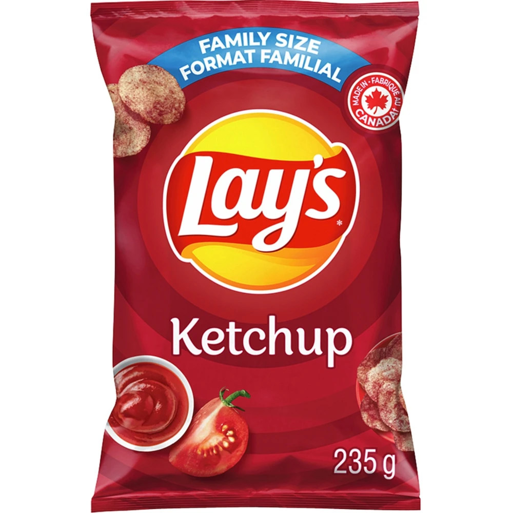 Croustilles assaisonnées Ketchup