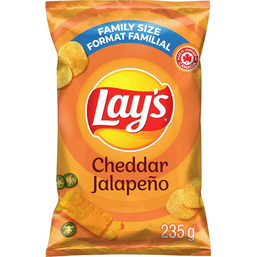 Croustilles assaisonnées Cheddar Jalapeño