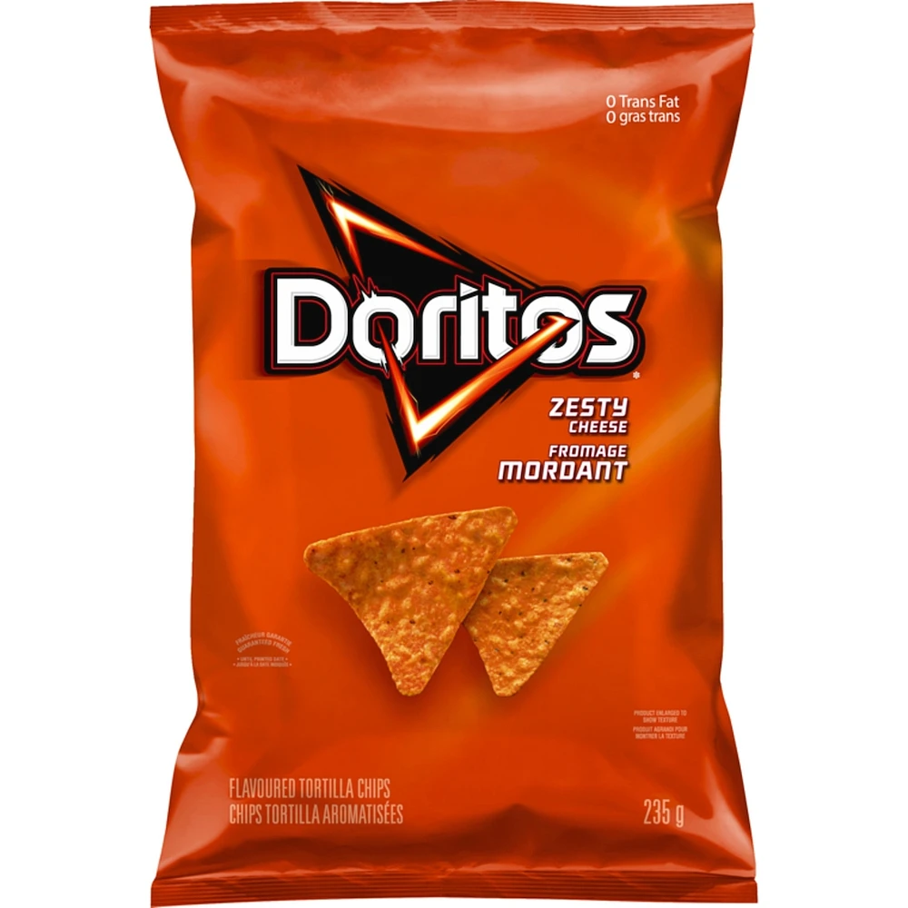Chips tortilla aromatisées Fromage mordant