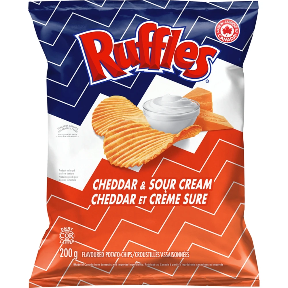 Fromage & Crème Sure Croustilles Assaisonnees