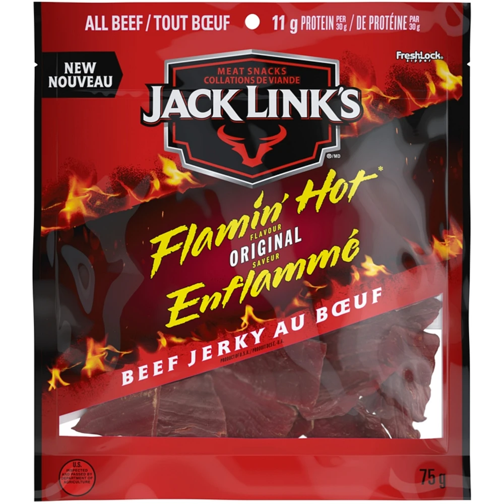 Jerky au bœuf original saveur enflammé