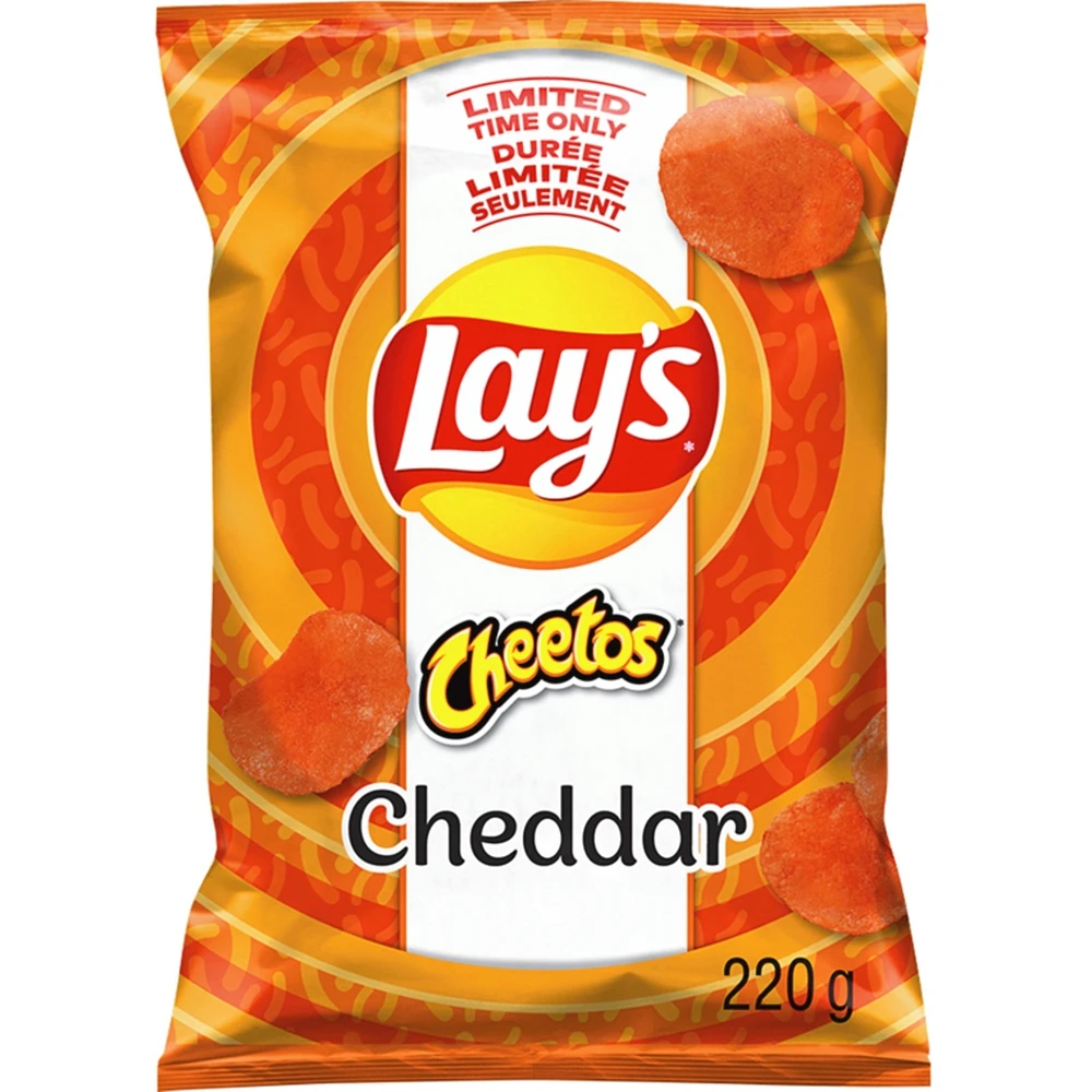 Croustilles assaisonnées Cheddar