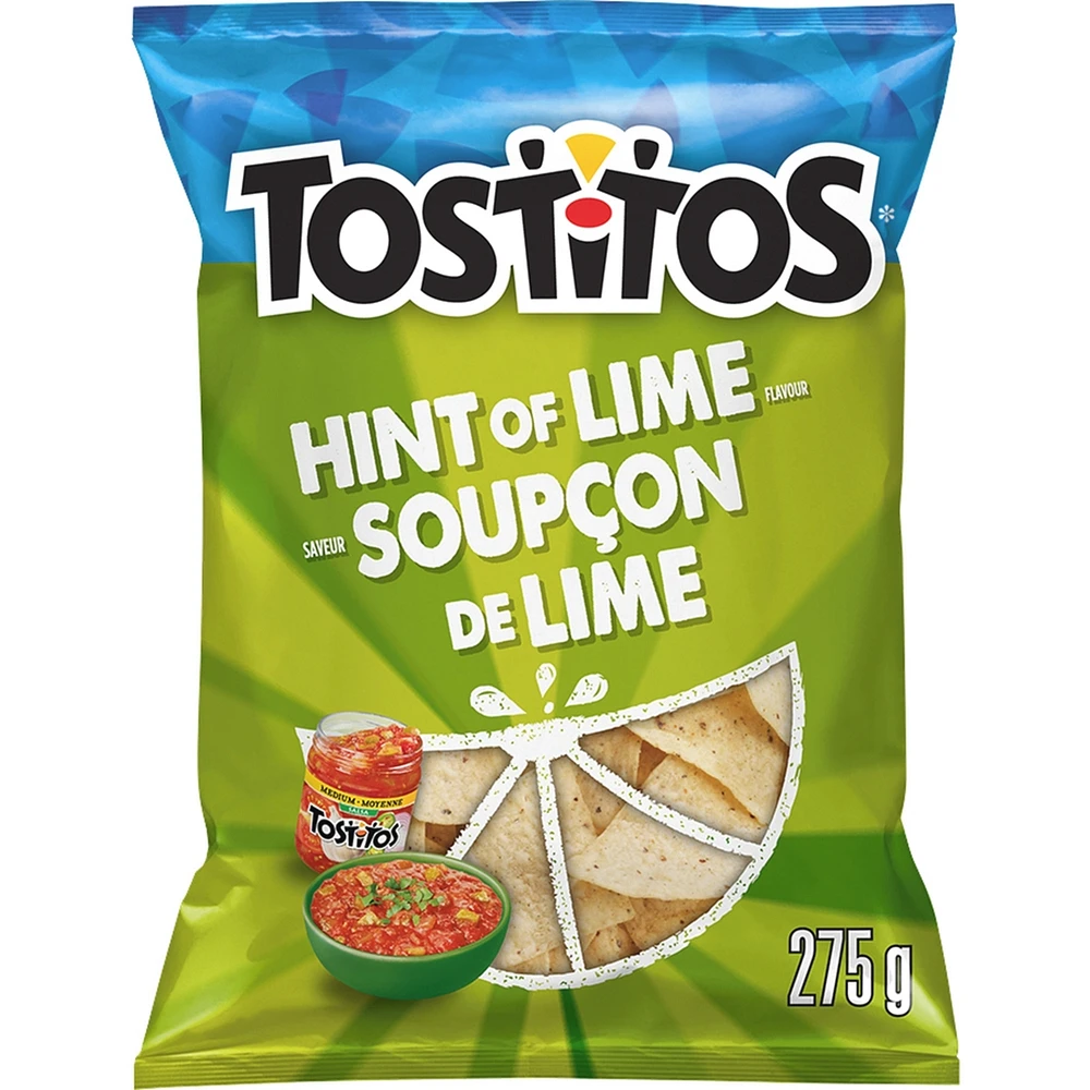 Chips Tortilla Hint Of Lime Flavour
