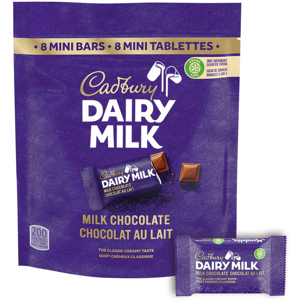 Dairy Milk, Milk Chocolate Chocolate Bar-Minis