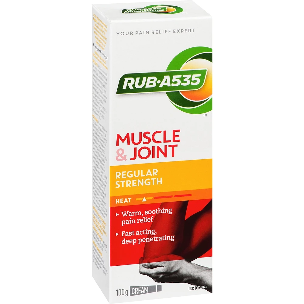 Muscle & Joint Pain Relief Heat Cream, Regular Strength