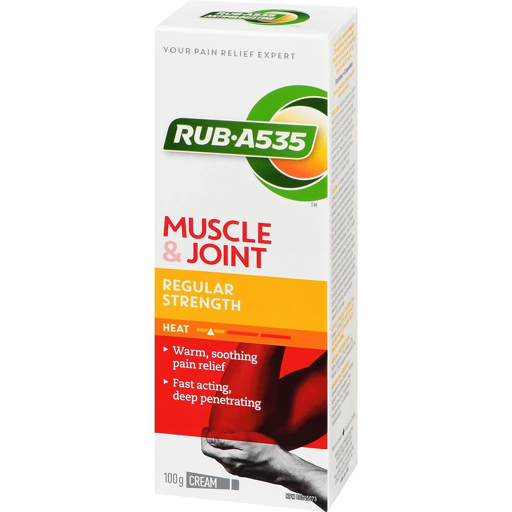 Muscle & Joint Pain Relief Heat Cream, Regular Strength