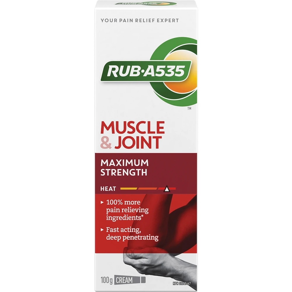 Crème antidouleur chaleur puissance maximale pour muscles et articulations