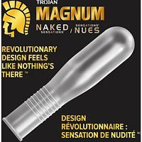 Condoms lubrifiés larges Sensations nues Magnum