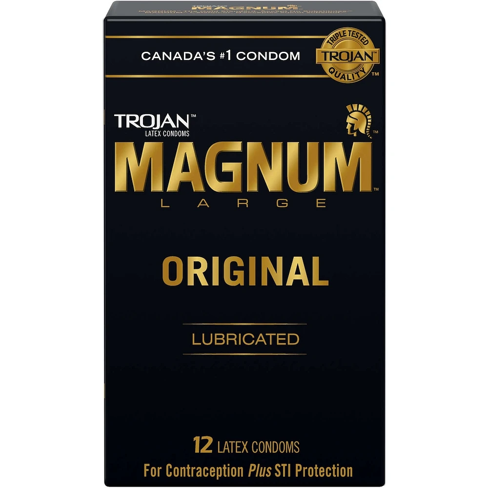 Condoms lubrifiés larges Original Magnum