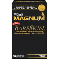Condoms lubrifiés larges BareSkin Magnum