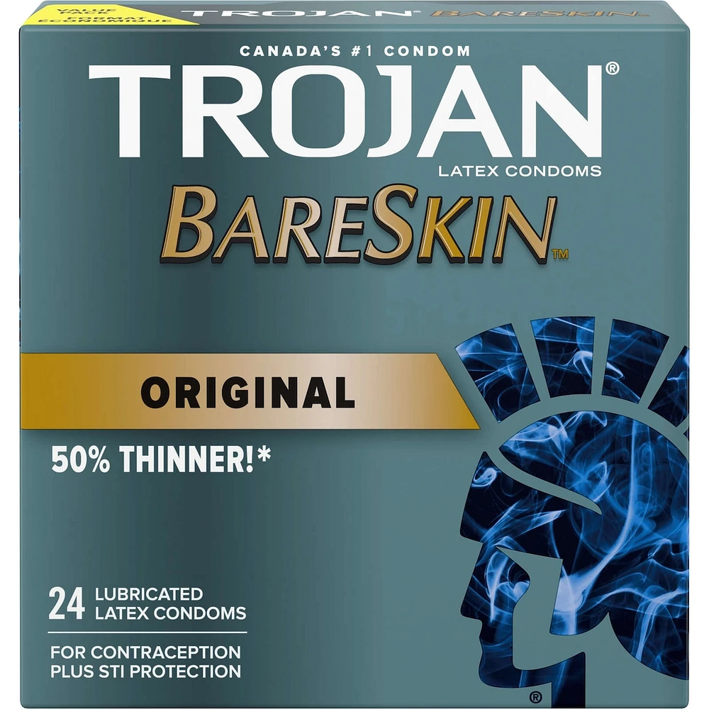 Condoms lubrifiés ultraminces et sensibles BareSkin