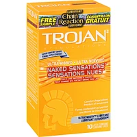 Naked Sensations Ultra Ribbed Lubricated Condoms