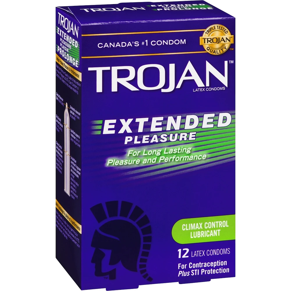 Condoms avec lubrifiant contrôlant l'orgasme Plaisir prolongé