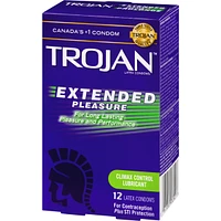 Extended Pleasure Condoms With Climax Control Lubricant