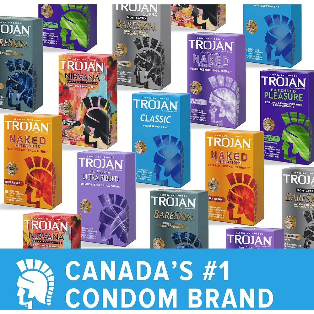 Naked Sensations Ultimate Collection Variety Pack Lubricated Condoms